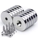 Neodimski magnet z vgreznjeno luknjo